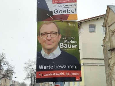 Eigentlich eine spannende Wahl: Schafft es der amtierende SPD Landrat in einem Landkreis mit überwiegender CDU Mehrheit erneut?